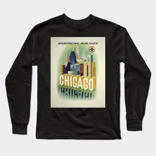 Chicago Travel Long Sleeve T-Shirt